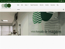 Tablet Screenshot of institutoavancadodeimagem.com.br